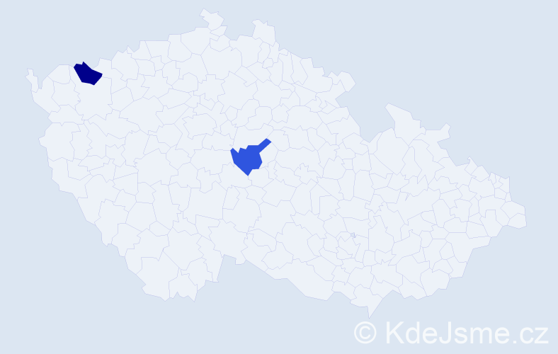 Jméno: 'Hoang Hieu', počet výskytů 2 v celé ČR