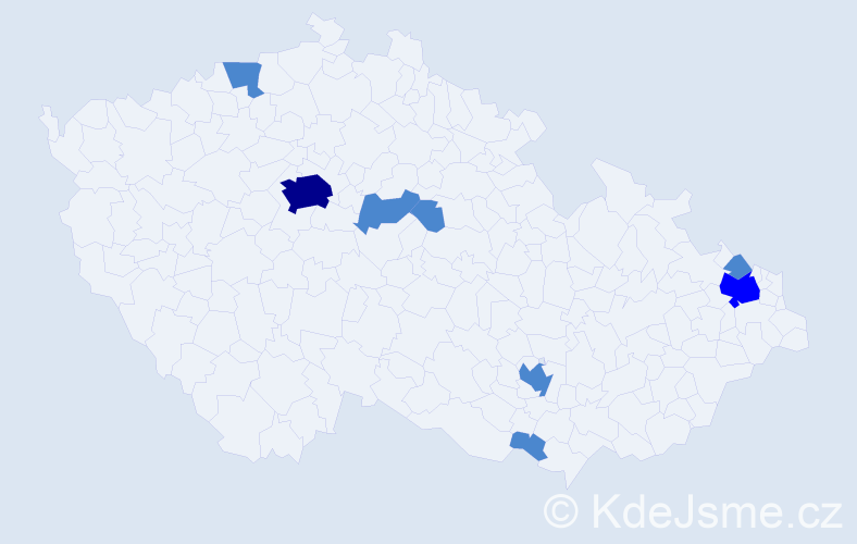Jméno: 'Léna', počet výskytů 11 v celé ČR