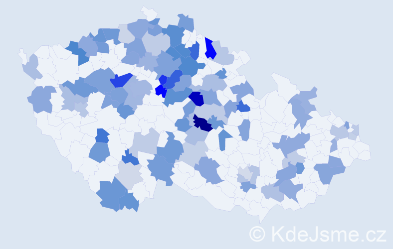 Jméno: 'Rozárka', počet výskytů 159 v celé ČR