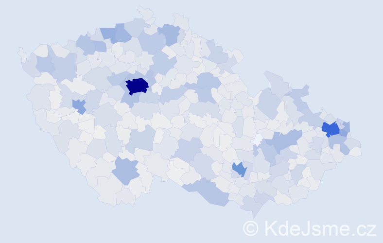 Jméno: 'Denis', počet výskytů 6745 v celé ČR