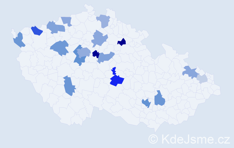 Jméno: 'Camilla', počet výskytů 31 v celé ČR