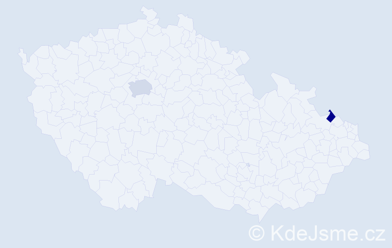 Jméno: 'Rudolf Viktor', počet výskytů 3 v celé ČR