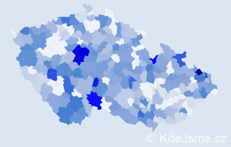 Jméno: 'Matylda', počet výskytů 698 v celé ČR