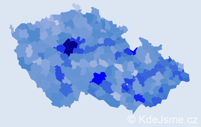 Jméno: 'Šimon', počet výskytů 9425 v celé ČR