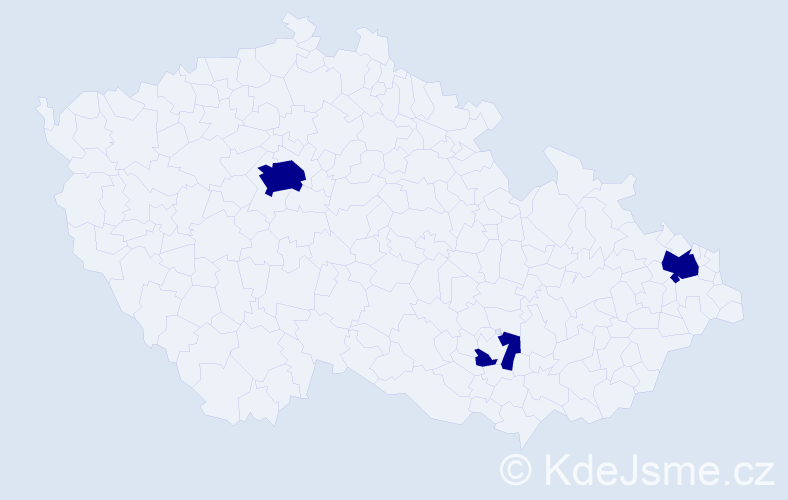 Jméno: 'Khanh Van', počet výskytů 3 v celé ČR
