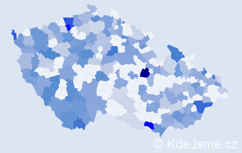 Jméno: 'Rosalie', počet výskytů 329 v celé ČR