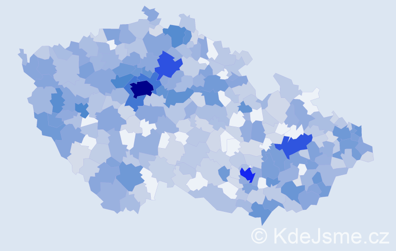 Jméno: 'Lucia', počet výskytů 1706 v celé ČR
