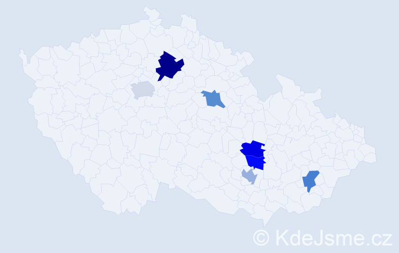Jméno: 'Munkhsaikhan', počet výskytů 8 v celé ČR