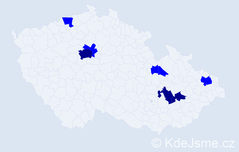 Jméno: 'Baltazar', počet výskytů 11 v celé ČR