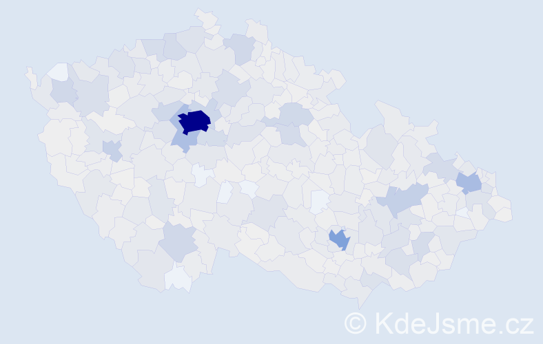 Jméno: 'Emma', počet výskytů 2796 v celé ČR