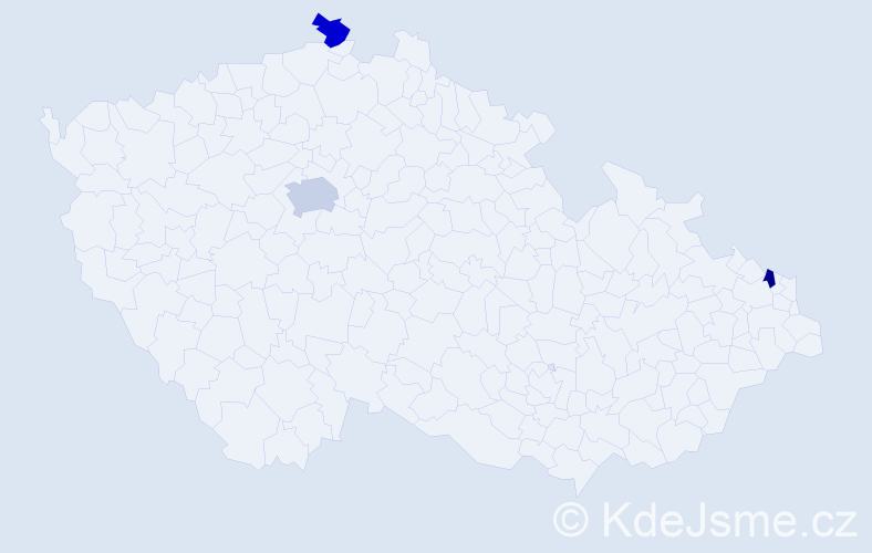 Jméno: 'Quynh', počet výskytů 4 v celé ČR