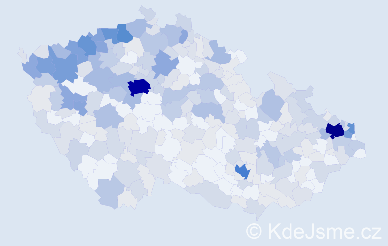 Jméno: 'Gizela', počet výskytů 776 v celé ČR