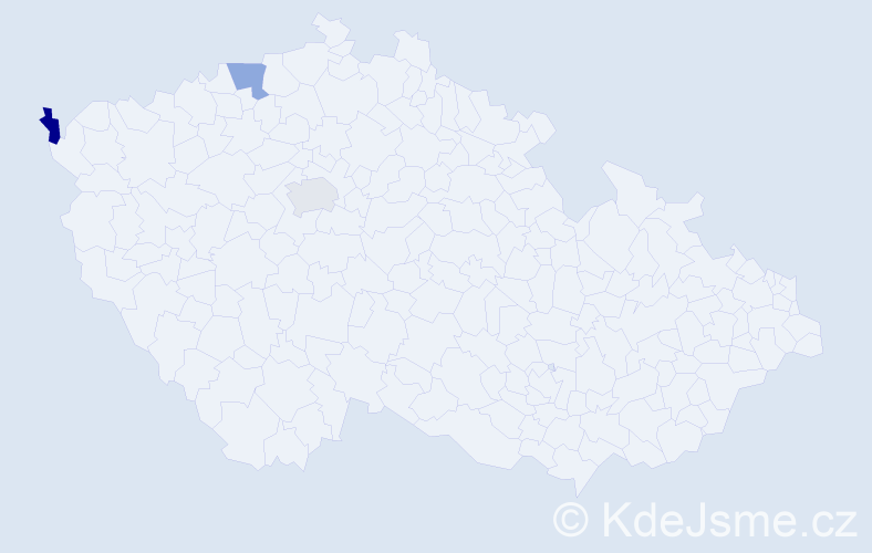 Jméno: 'Timur Han', počet výskytů 3 v celé ČR