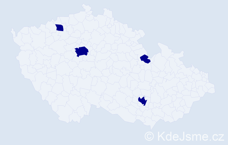 Jméno: 'Christian David', počet výskytů 4 v celé ČR