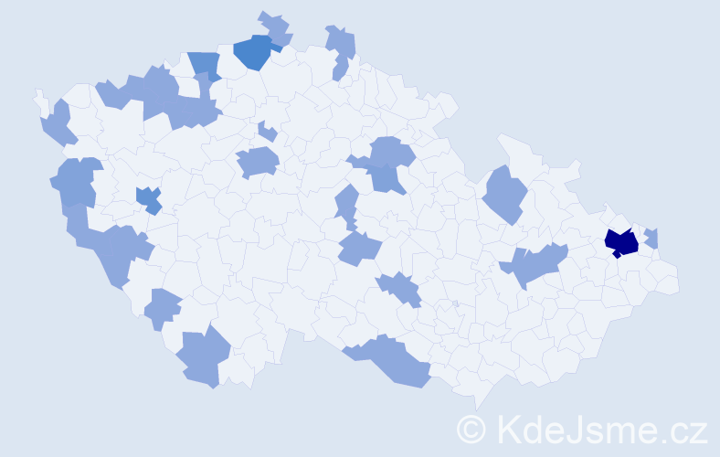 Jméno: 'Van Chung', počet výskytů 47 v celé ČR