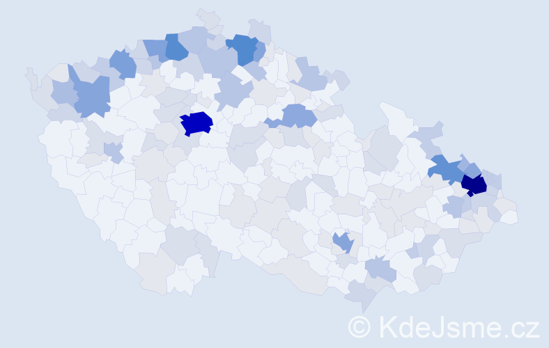 Jméno: 'Liana', počet výskytů 418 v celé ČR