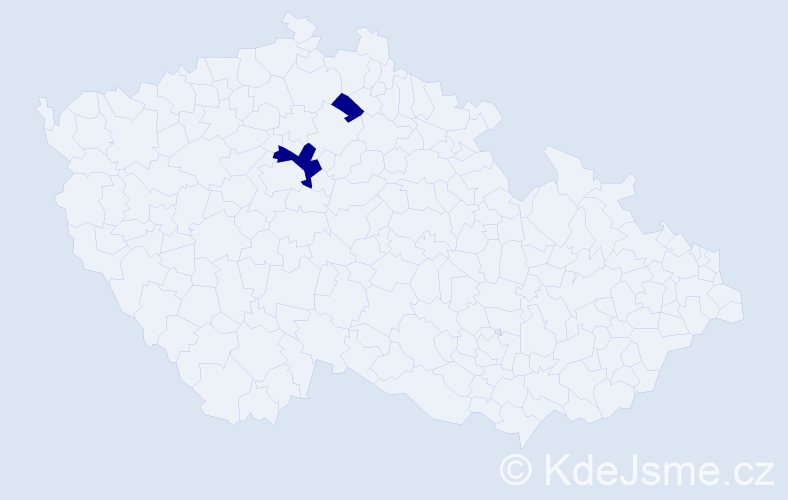 Jméno: 'Daniel Oliver', počet výskytů 2 v celé ČR