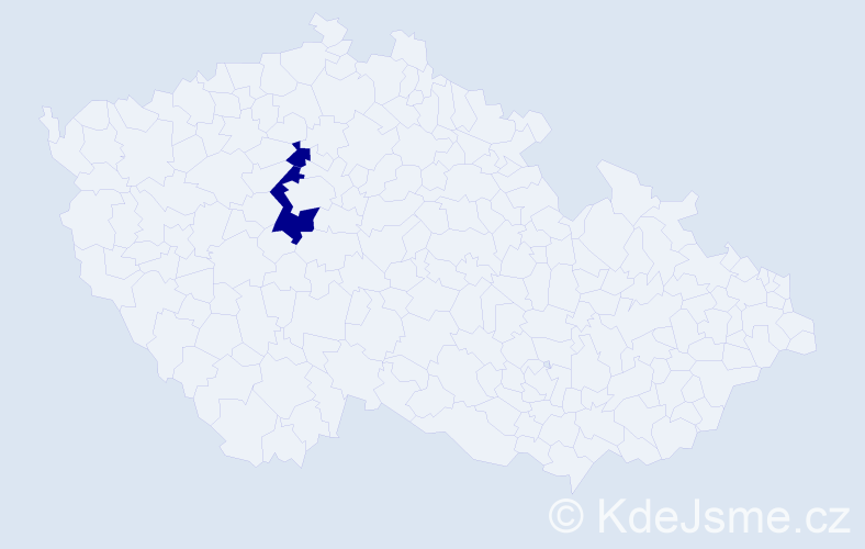 Jméno: 'Rúth', počet výskytů 2 v celé ČR
