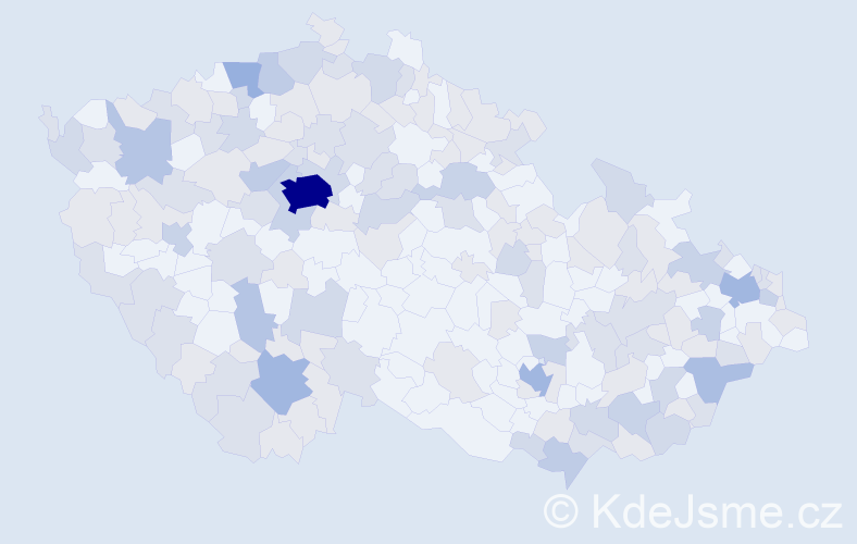 Jméno: 'Rosalie', počet výskytů 317 v celé ČR