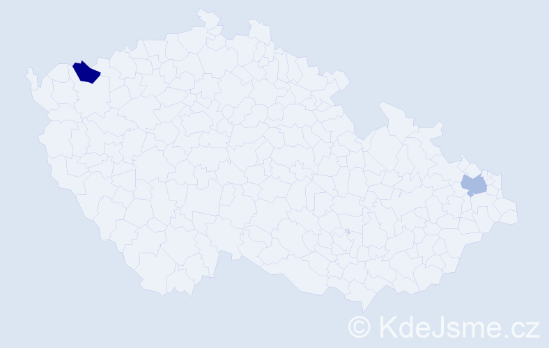 Jméno: 'Petr Fabián', počet výskytů 2 v celé ČR