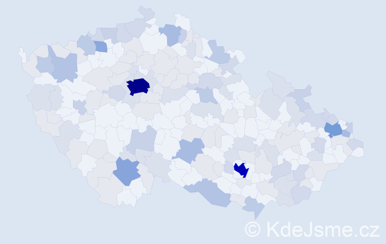 Jméno: 'Lukas', počet výskytů 363 v celé ČR