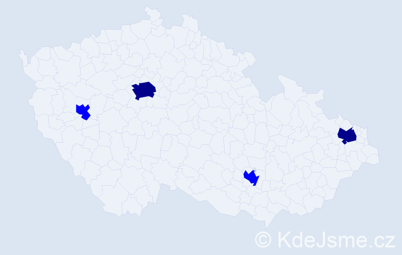 Jméno: 'Gia Linh', počet výskytů 6 v celé ČR