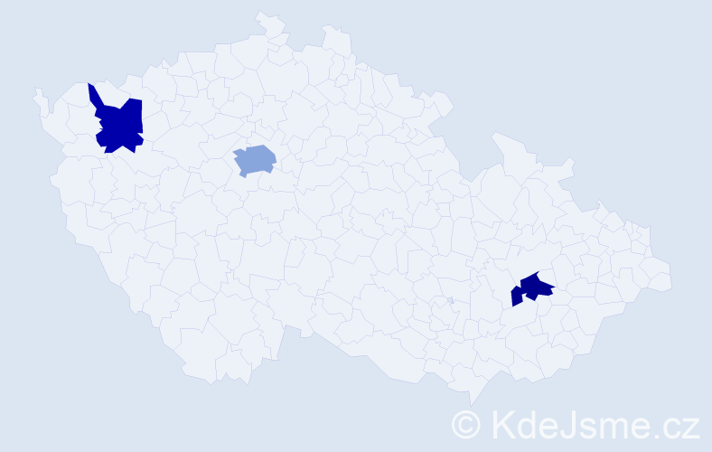 Jméno: 'Laurenc', počet výskytů 4 v celé ČR