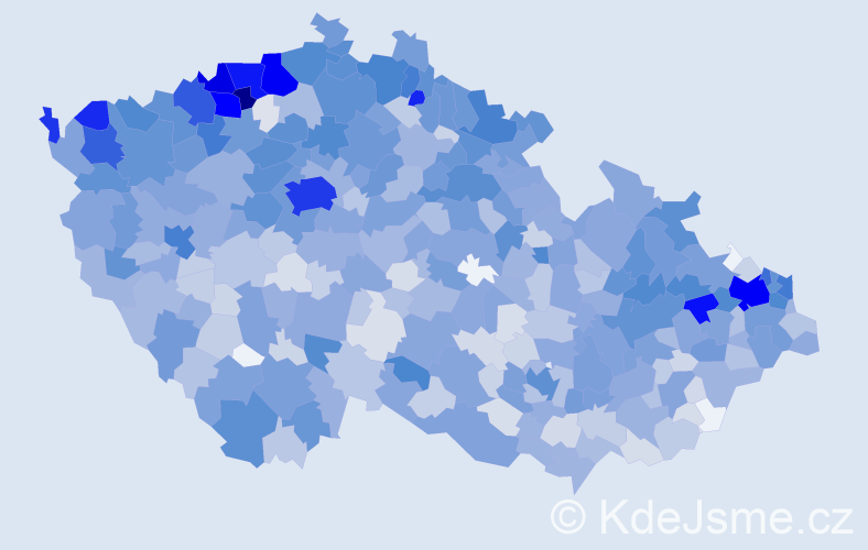 Jméno: 'Nataša', počet výskytů 2723 v celé ČR