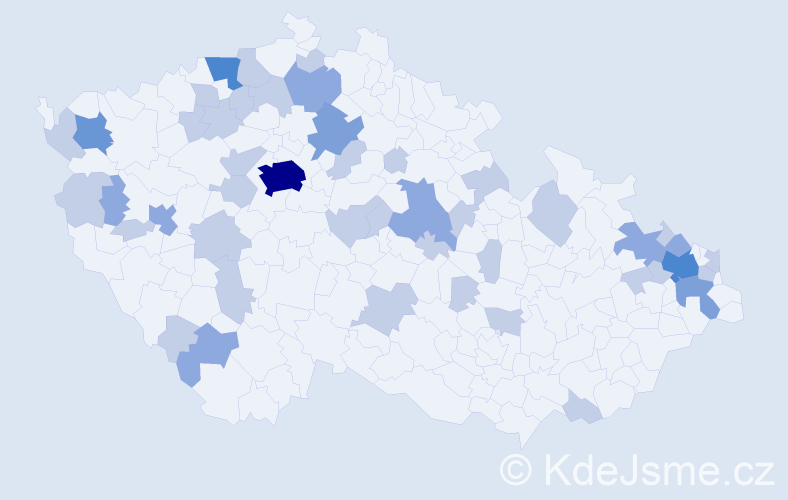 Jméno: 'Ingrida', počet výskytů 80 v celé ČR