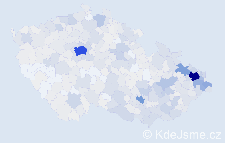 Jméno: 'Táňa', počet výskytů 1711 v celé ČR