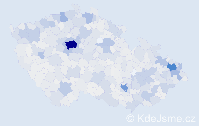 Jméno: 'Patricie', počet výskytů 3137 v celé ČR