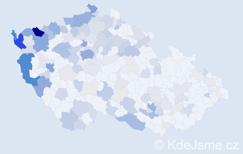 Jméno: 'Hai', počet výskytů 427 v celé ČR