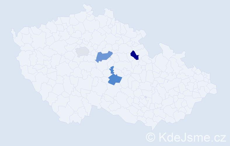 Jméno: 'Ishkhan', počet výskytů 4 v celé ČR