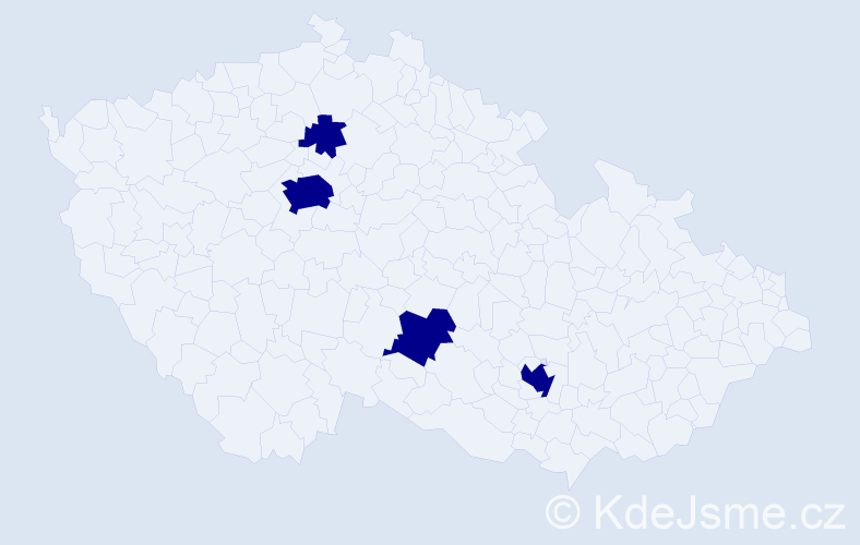 Jméno: 'Ondřej Adam', počet výskytů 4 v celé ČR