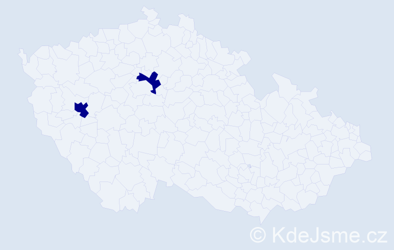 Jméno: 'Ba Binh', počet výskytů 2 v celé ČR