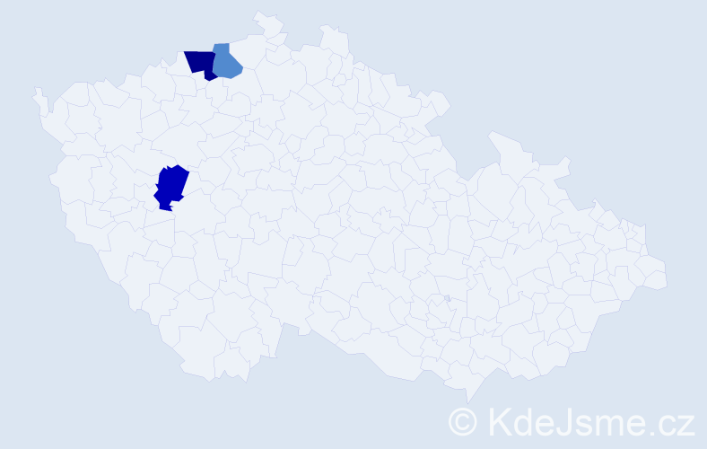 Jméno: 'Cong Chinh', počet výskytů 4 v celé ČR