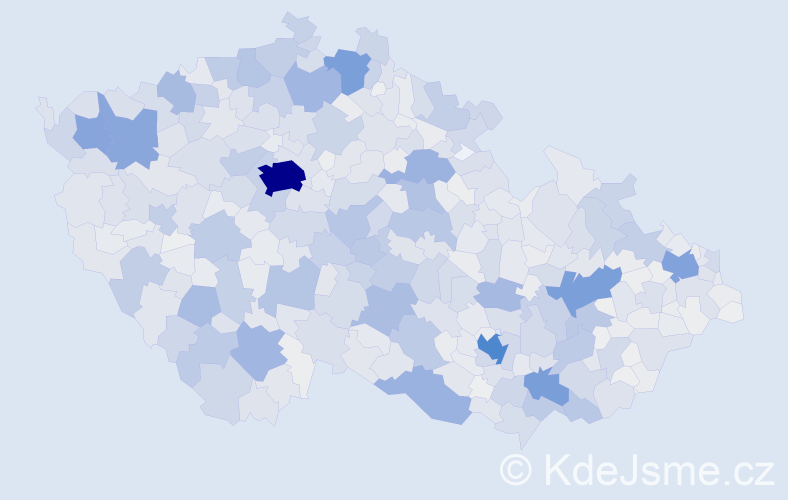 Jméno: 'Zdena', počet výskytů 2969 v celé ČR