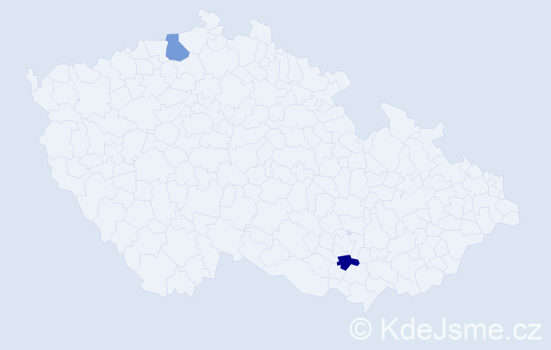 Jméno: 'Ernst-Josef', počet výskytů 2 v celé ČR