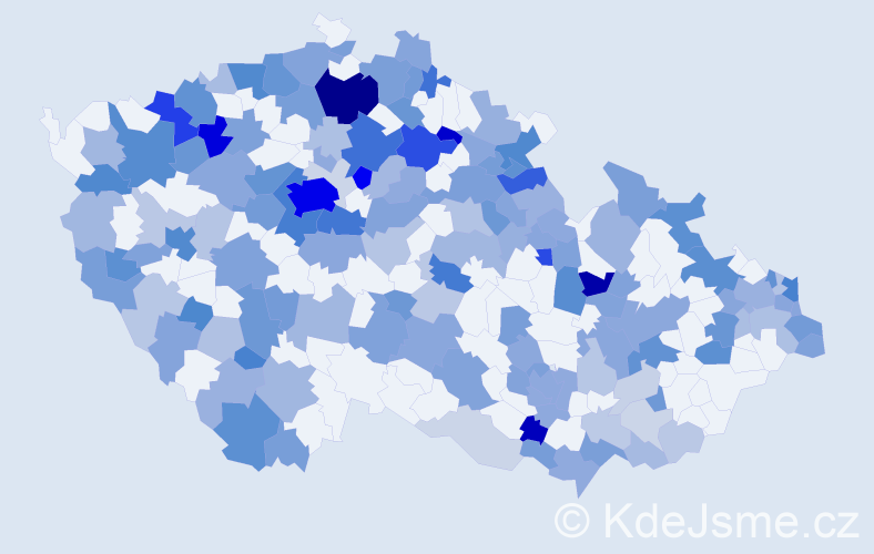Jméno: 'Oleg', počet výskytů 398 v celé ČR