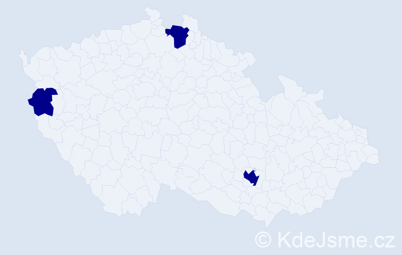 Jméno: 'Gelu', počet výskytů 3 v celé ČR