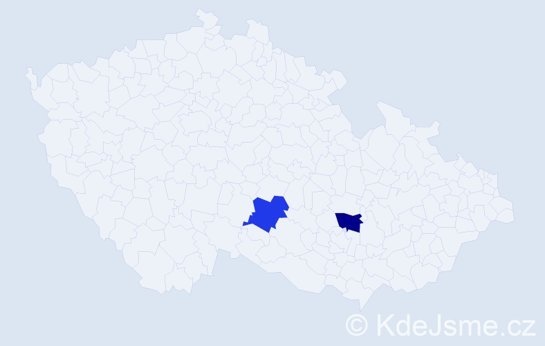 Jméno: 'Sumiya', počet výskytů 2 v celé ČR