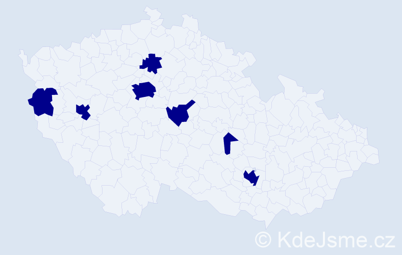 Jméno: 'Van Lanh', počet výskytů 7 v celé ČR