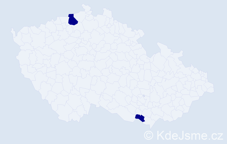 Jméno: 'Richard Arthur', počet výskytů 2 v celé ČR