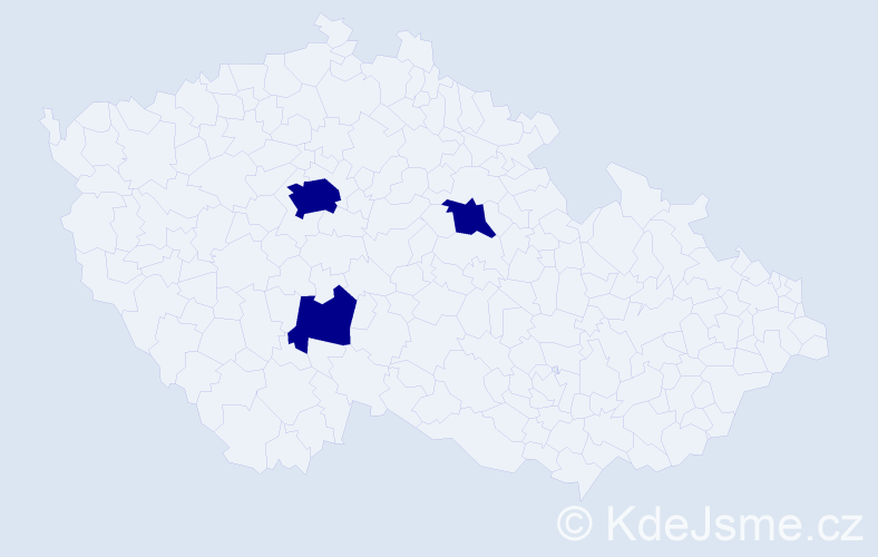 Jméno: 'Sainzaya', počet výskytů 3 v celé ČR