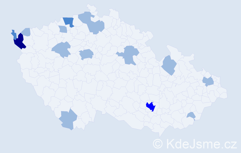 Jméno: 'Quang Anh', počet výskytů 23 v celé ČR