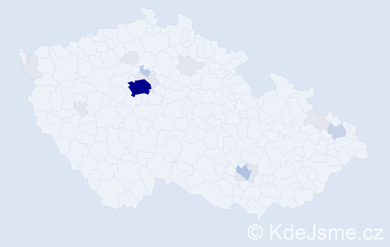 Jméno: 'Bojan', počet výskytů 57 v celé ČR