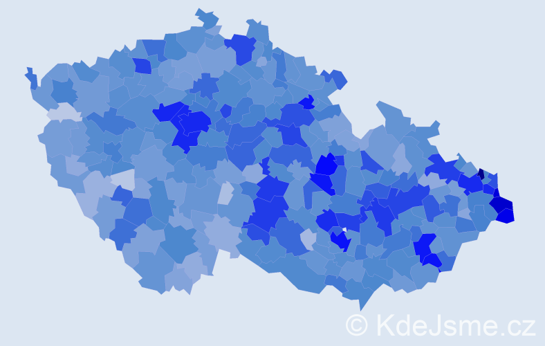 Jméno: 'Jolana', počet výskytů 6665 v celé ČR