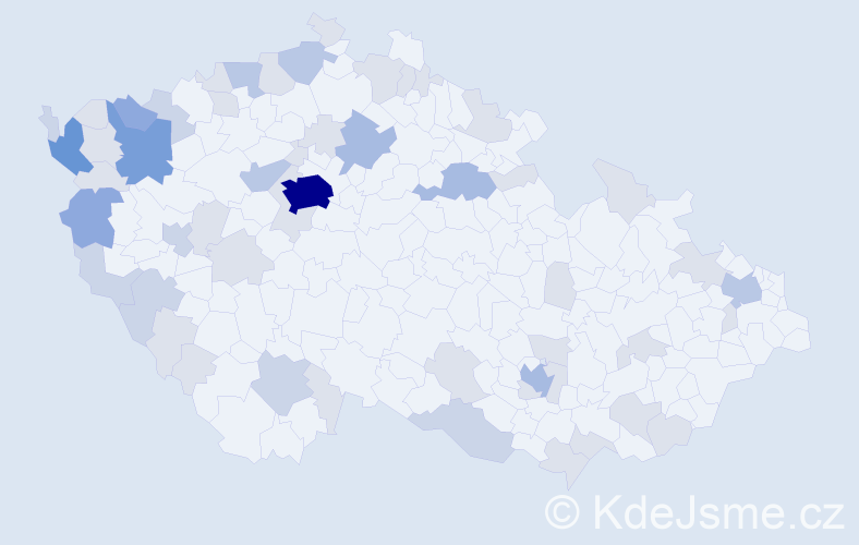 Jméno: 'Truong', počet výskytů 125 v celé ČR