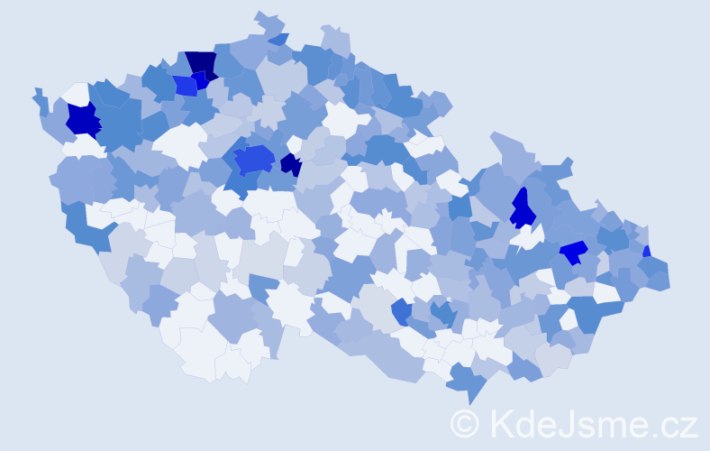 Jméno: 'Marianna', počet výskytů 659 v celé ČR