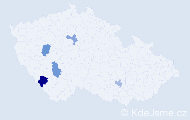 Jméno: 'Quang Chien', počet výskytů 6 v celé ČR